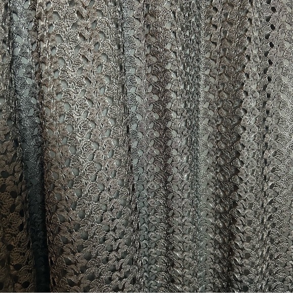 Ashley Blue Black Lace Fully Lined Maxi Skirt - Picture 7 of 13